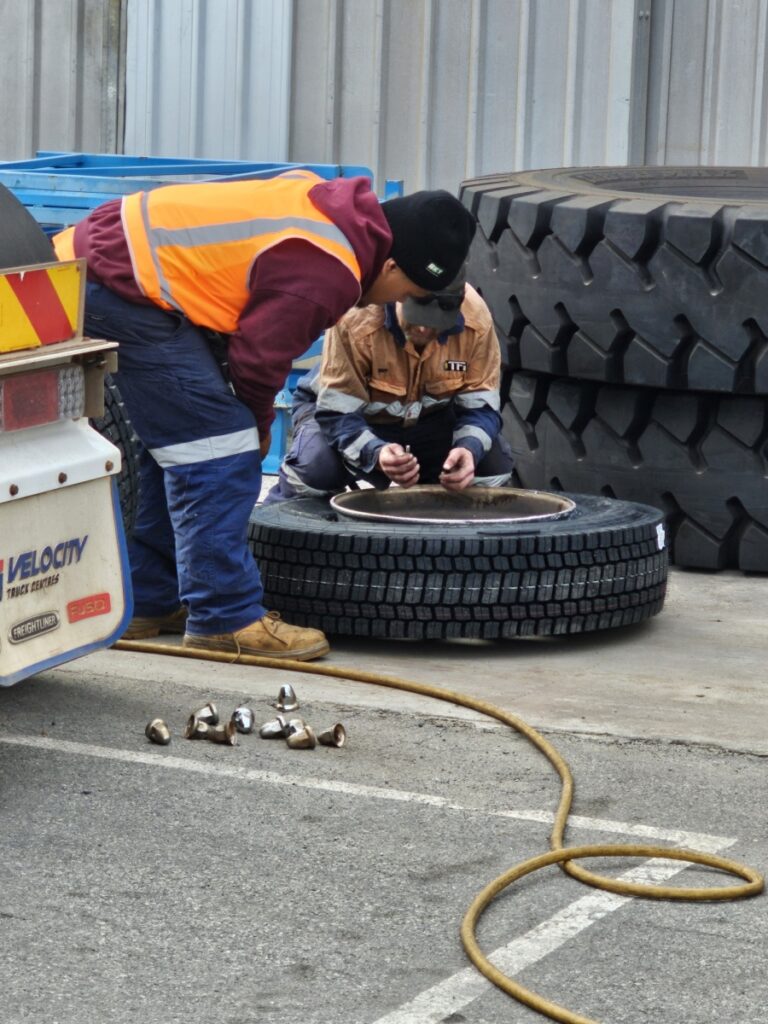 Heavy Tyre Fitting